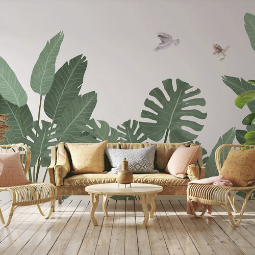 Papier peint contemporain - jungle essence bananier - MuralConcept - en textile non-tissé / à motif nature / panoramique