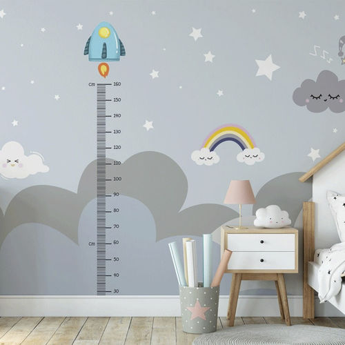 Papier peint pour chambre de fille - toise - MuralConcept - contemporain / en textile non-tissé / panoramique