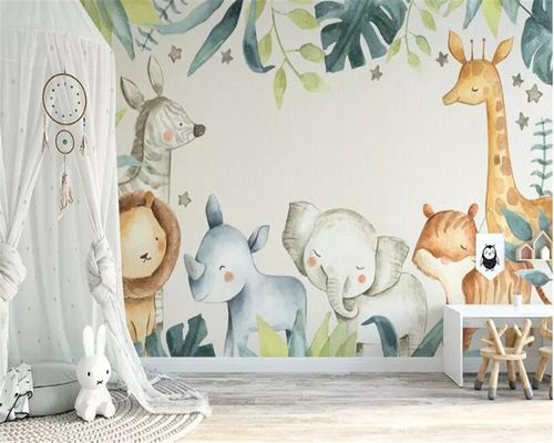 Papier peint contemporain - jungle - MuralConcept - en textile non-tissé / panoramique / à motif animalier