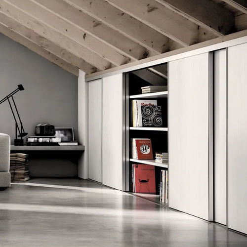 Porte d'intérieur - Grounded LIKE - doal - en aluminium / coulissante / contemporaine