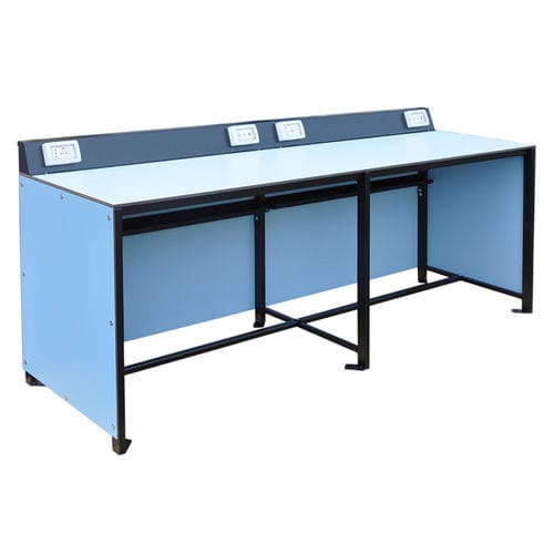 Table de conférence contemporaine - PRESS  - Omsi srl - en bois / avec piètement en métal / rectangulaire