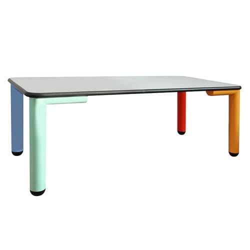 Table contemporaine - B18  - Omsi srl - en stratifié / avec piètement en polypropylène / rectangulaire