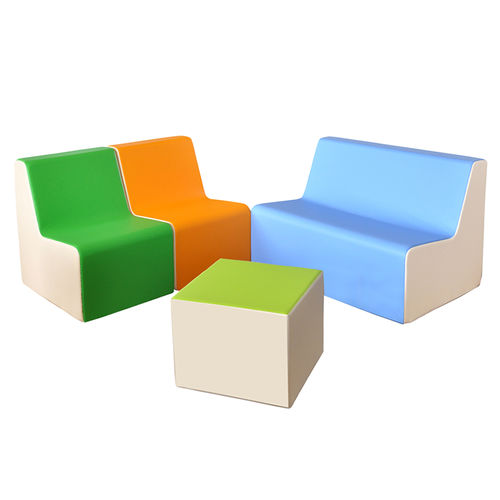 Canapé pour école - ART. OM 4.131 - Omsi srl - contemporain / en tissu / en mousse de polyuréthane