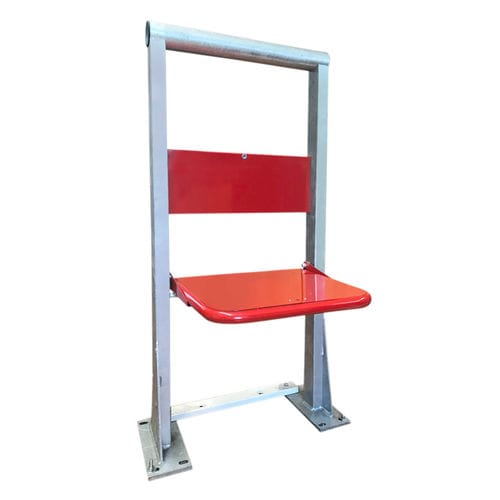 Gradin escamotable - MR2011 - Omsi srl - en acier / avec fauteuil escamotable