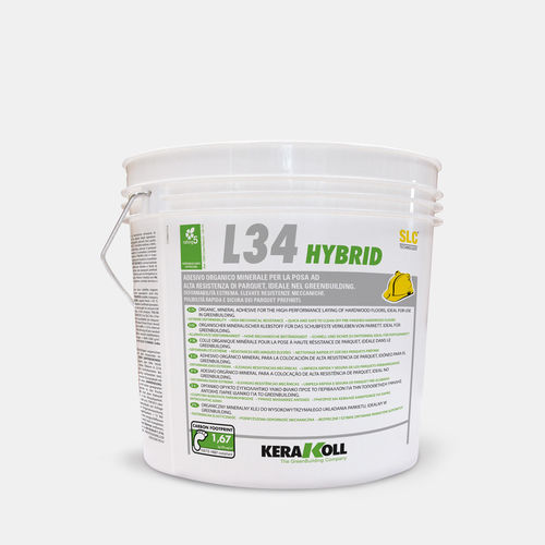 Colle en pâte de fixation - L34 Hybrid - KERAKOLL - en composite / pour bois / pour sol