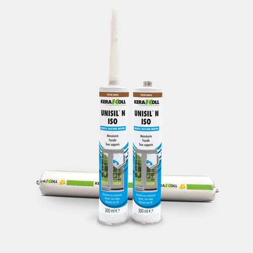 Mastic à base de résine de silicone - Unisil N ISO - KERAKOLL - pour métal / pour bois / pour verre