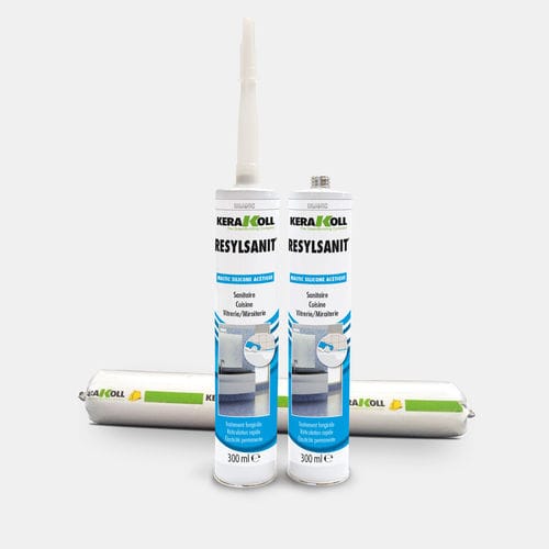 Mastic à base de résine de silicone - Resylsanit - KERAKOLL - étanche / pour béton / pour métal
