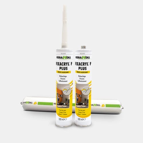 Mastic plastique - Fixacryl F Plus - KERAKOLL - à base de résine acrylique / de rebouchage / pour métal