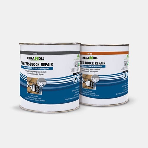 Système d'étanchéité liquide SEL de protection - Water‑block Repair - KERAKOLL - pour toiture / en étain / résistant à l'eau