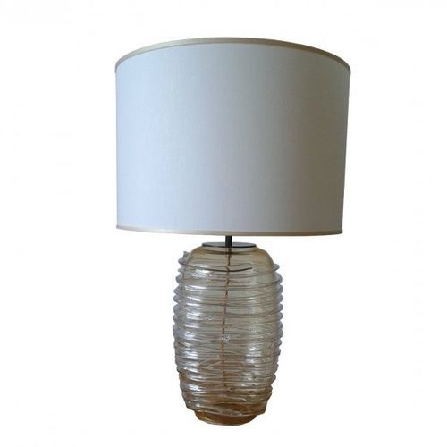 Abat-jour contemporain - AGAPE - COSMOTRE SRL - en tissu / en laiton / en verre