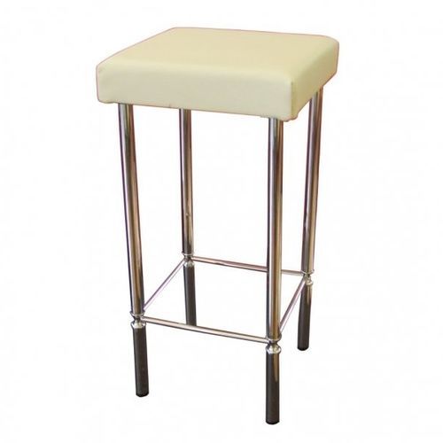 Tabouret contemporain - LYRA - COSMOTRE SRL - en cuir / avec piètement en métal / tapissé
