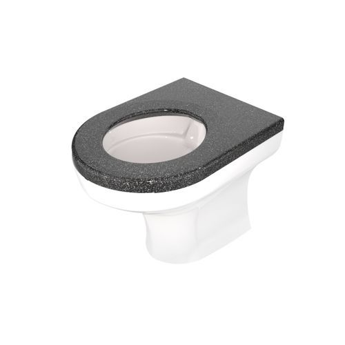 WC près du mur - CWC-250 - Wallgate Ltd - résidentiel / professionnel / ovale