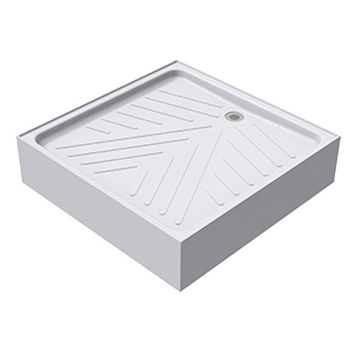 Receveur de douche carré - ST-800 - Wallgate Ltd - surélevé / en Solid Surface / antidérapant