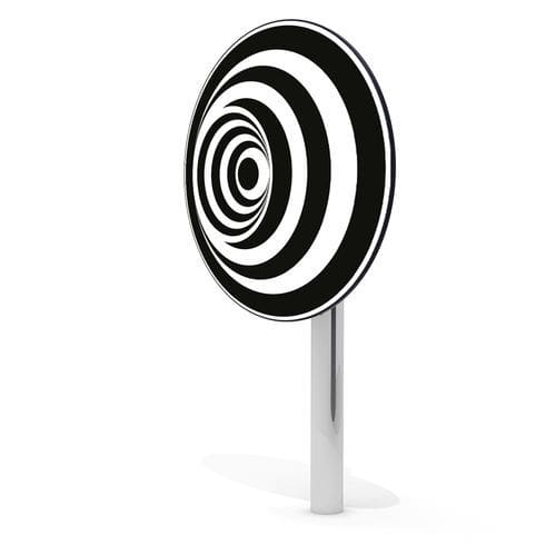 Panneau ludique avec roue - EFFECT-ROTATING DISC - Playparc