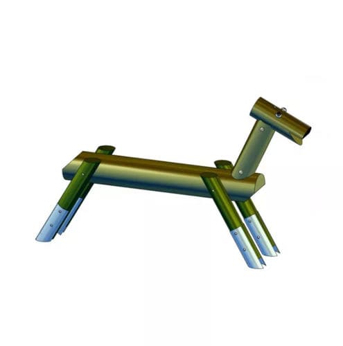 Sculpture animal - HOTTEHU - Playparc - en bois / en acier galvanisé / d'extérieur
