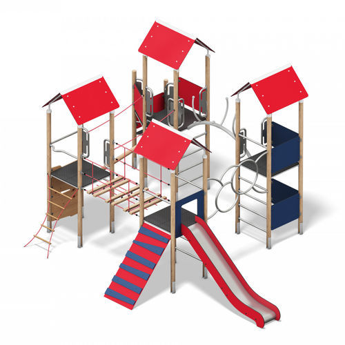 Structure de jeu pour aire de jeux - ETOLIS® - Playparc - en inox / en HPL / modulaire