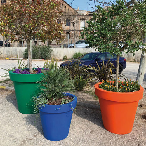 Jardinière en bois - PLANTA - Playparc - en plastique / en métal / rectangulaire