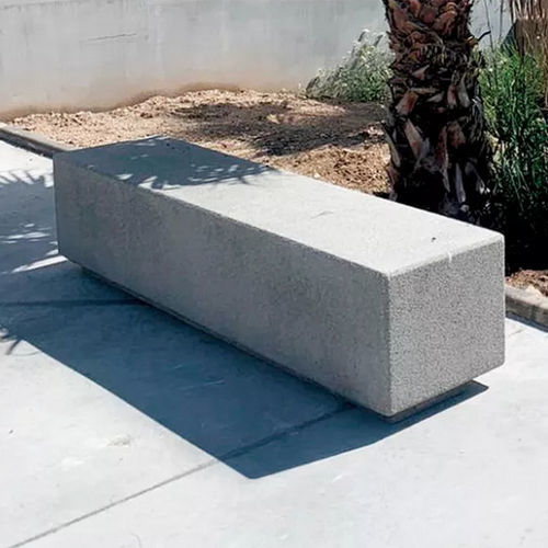 Banc public contemporain - LARA - Playparc - en béton / sans dossier / sans accoudoirs
