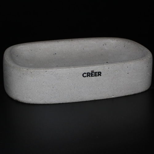 Porte-savon en béton - PURITI - CRÉER s.r.o. - noir