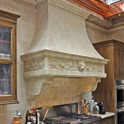 Hotte murale - LIMEUX - Tartaruga Design Inc - avec éclairage intégré / blanche