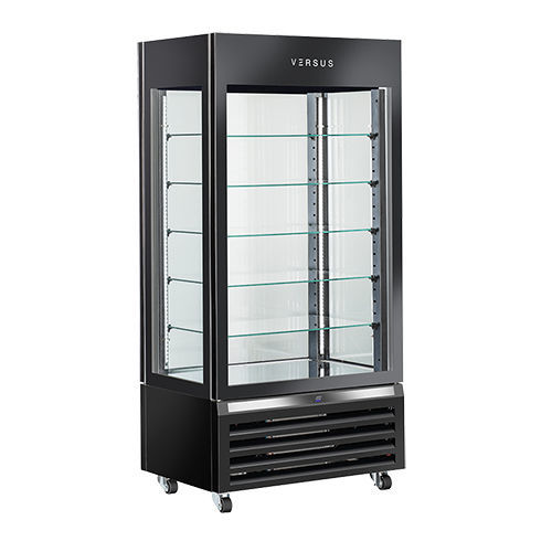Vitrine réfrigérée pour pâtisserie - VRP 604 series - Versus - étagère / armoire / noire
