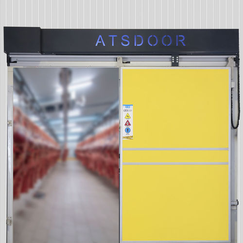 Porte industrielle coulissante - ATSDOOR - en aluminium / en acier galvanisé / en PVC