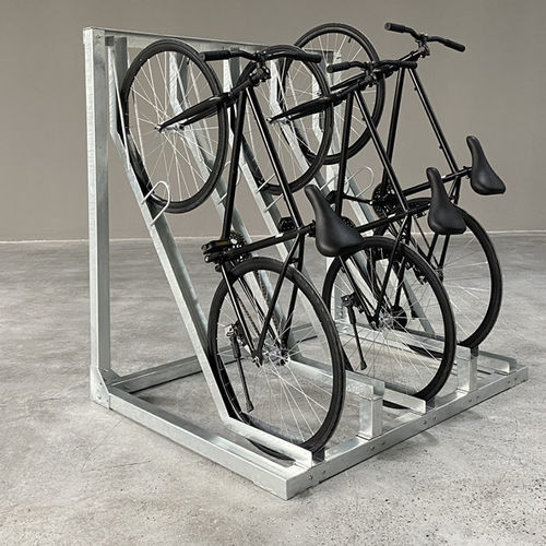 Range-vélo au sol - KVS-BR-SV5-OH - IKAVASS - sécurisé / vertical / pour espace public