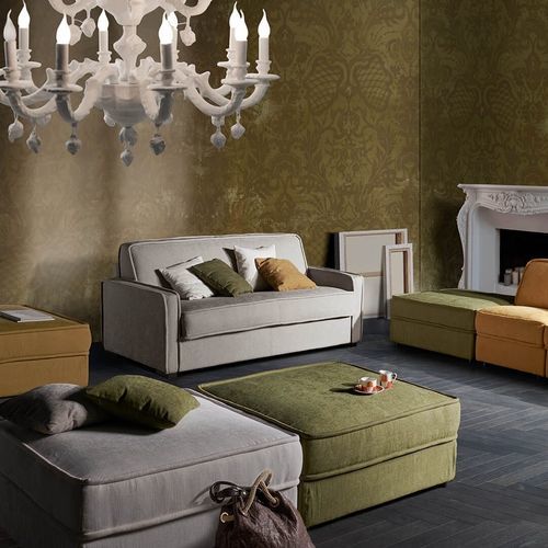 Canapé modulable - Young - Vitarelax - lit / contemporain / en tissu