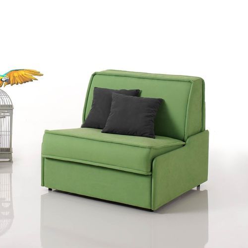 Fauteuil contemporain - Young - Vitarelax - en tissu / en cuir / avec coussin amovible