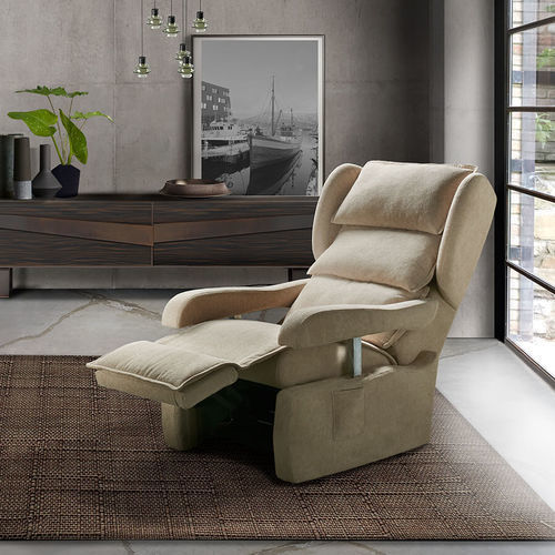 Fauteuil relax contemporain - Olimpia - Vitarelax - en tissu / en cuir / avec repose-pieds