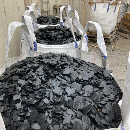 Galet de terrasse - TUMBLED SLATE - Canteras el cerro s. l. - pour plantation d'arbre / roulé