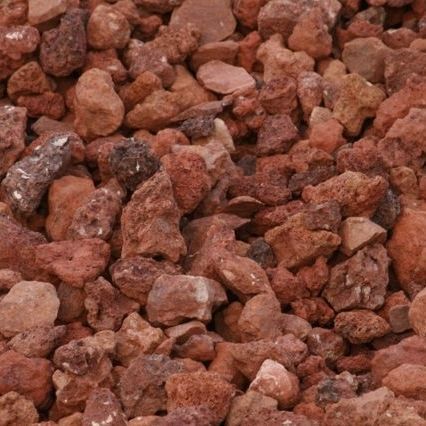 Gravier en pierre de lave - RED ROCK - Canteras el cerro s. l. - pour aménagement extérieur / concassé