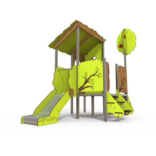 Structure de jeu pour aire de jeux - CP 06-1001-15 - QUALI-Cité - pour crèche / pour collectivité / en métal