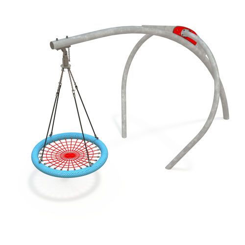 Balançoire en acier galvanisé - PO 770-03 - QUALI-Cité - pour parc de jeux / pour personnes à mobilité réduite