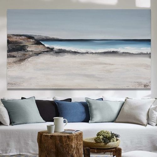 Tableau décoratif acrylique - PLAYA DE LAS NEGRAS - OHORIGINAL BUSINESS SL - mixte / peint à la main / mer
