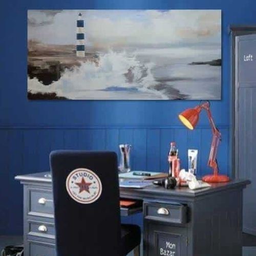 Tableau décoratif acrylique - FARO AZUL - OHORIGINAL BUSINESS SL - mixte / peint à la main / mer