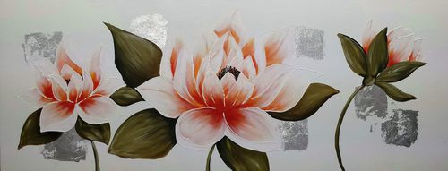 Tableau décoratif acrylique - MAGNOLIA 4 - OHORIGINAL BUSINESS SL - mixte / peint à la main / floral