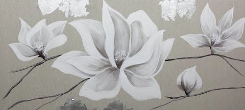 Tableau décoratif acrylique - FLOR SACO 3 - OHORIGINAL BUSINESS SL - mixte / peint à la main / floral