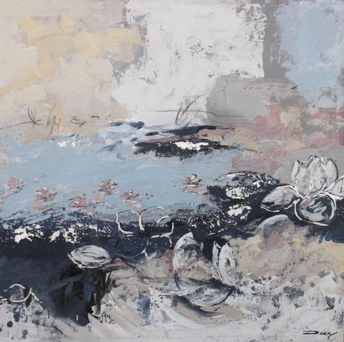 Tableau décoratif acrylique - REPOSO  - OHORIGINAL BUSINESS SL - mixte / peint à la main / paysage
