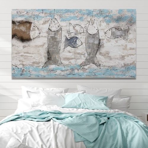Tableau décoratif acrylique - LA MAR SALADA TURQUESA - OHORIGINAL BUSINESS SL - mixte / peint à la main / à motif animalier