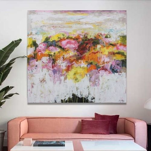 Tableau décoratif acrylique - FLORACIÓN - OHORIGINAL BUSINESS SL - mixte / peint à la main / abstrait