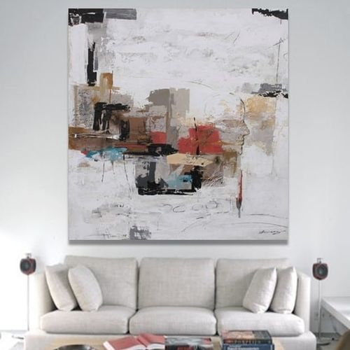 Tableau décoratif acrylique - HAMBURGO - OHORIGINAL BUSINESS SL - mixte / peint à la main / abstrait