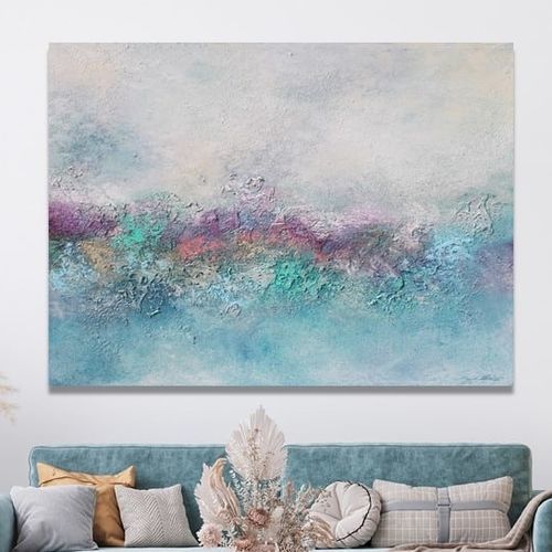 Tableau décoratif acrylique - FONDO CORAL - OHORIGINAL BUSINESS SL - mixte / peint à la main / mer
