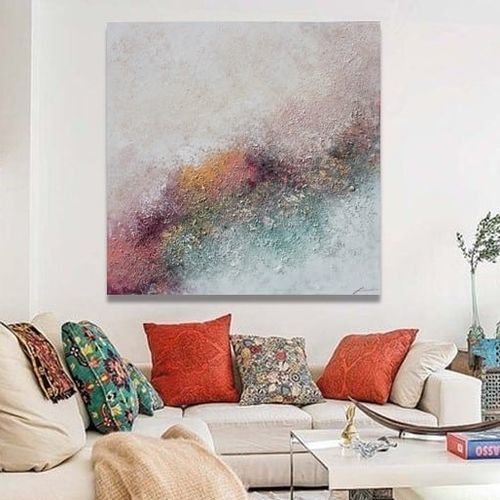 Tableau décoratif acrylique - ESPUMA CORAL - OHORIGINAL BUSINESS SL - mixte / peint à la main / mer