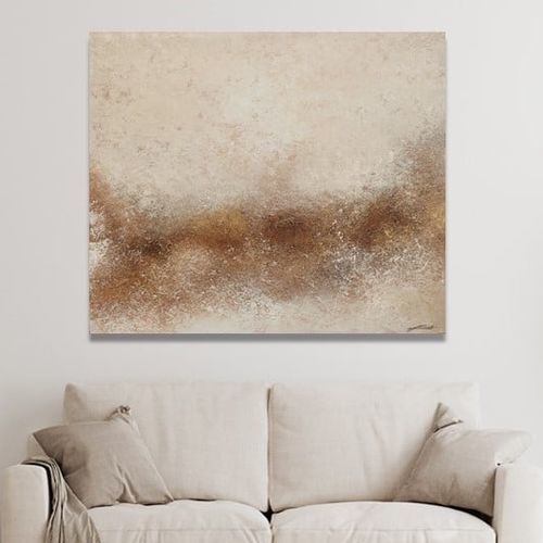 Tableau décoratif acrylique - CORAL BEIGE - OHORIGINAL BUSINESS SL - mixte / peint à la main / mer