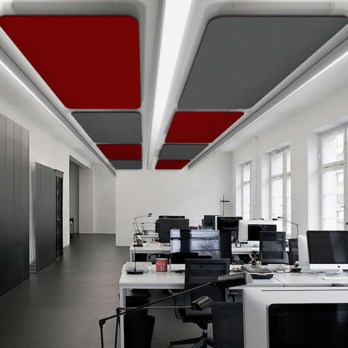 Panneau d'absorption acoustique pour plafond - SILENT™ CLOUD - Acustico - suspendu / en fibre de polyester / en PET