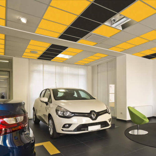 Panneau acoustique pour faux-plafond - SILENT™ CEILING - Acustico - en fibre de polyester / en PET / en polyester