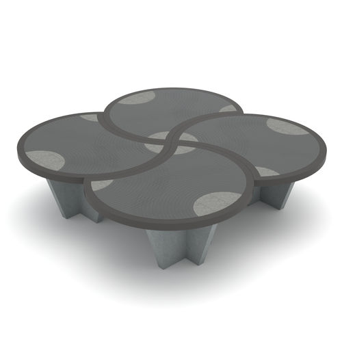 Table basse avec piètement en marbre - Kimono - Pistore Marmi - contemporaine / en marbre / piètement central