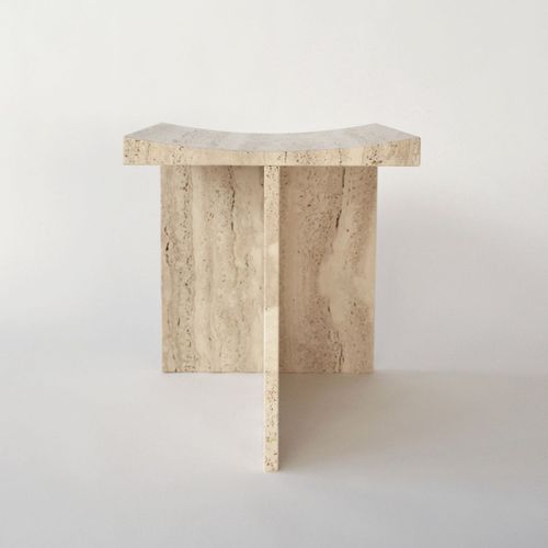 tabouret design minimaliste - Pistore Marmi