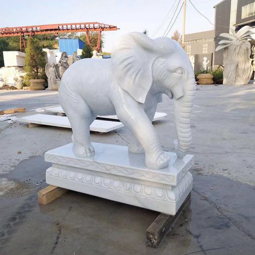 Sculpture en pierre - MODERN ELEPHANT LANDSCAPE  - Fujian Quanzhou Risheng Stone Industry Co., Ltd. - d'extérieur / de jardin / à poser